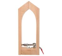 HAPINARY Wooden Leather Sewing Clamp Handcrafted Wood Stitch Tool with Adjustable Rotation Angles Protecting Your Craft from Scratch, for Desktop Leathercraft and DIY Sewing Projects