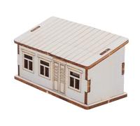 HAPINARY Wooden Log Cabin DIY Miniature Kit Small House Assembly Model Wood Craft Architectural Model Cabin Home for Adults and Teens Home Office Shelf Decor
