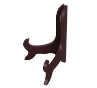 HAPINARY Wooden Plate Display Stand with Creative Ornament Style Curved Desktop Holder for Photos and Small Items for Shop or Home Decoration