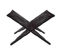 HAPINARY Wooden Quran Book Holder Carved Prayer Book Stand Ramadan Reading Shelf Muslim Religious Display Shelf