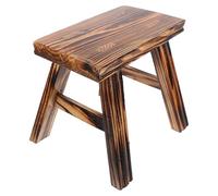 HAPINARY Wooden Step Stool for Adults Portable and Stable Small Foot Stool with Safety Features for Home and Dorm Use