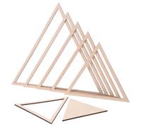 HAPINARY Wooden Triangular Pottery Rail Set with Precise Geometric Forming Tools for Clay and Ceramic, Versatile DIY Forming Tools for Pottery Making and Ceramic Cutting