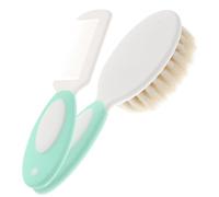 HAPINARY Wool Brush for Scalp Massage Practical Care Tool Natural Wool Comb for Bath Cleaning and Gentle Grooming for Boy Girl