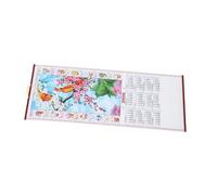 HAPINARY Year of Horse Wall Calendar Chinese Lunar Monthly Planner with Ample Writing Space High-definition Printing Lightweight Feng Shui Home Office Study Decor