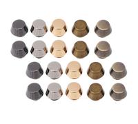 HAPINARY Zinc Alloy Metal Bag Feet Rivets and Flat Head Studs 50pcs Sturdy Hardware with Universal Compatibility for Handbags and Bucket Bags for Leather Crafting