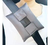 HapiPoppy Silky Satin Seat Belt Pillows Heart Stimulator Chest Protection Chemotherapy Cancer Open Heart Incision Post-Surgery Recovery