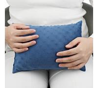 HapiPoppy Tummy Tuck Pillow with Pocket Hysterectomy Pillows Hysterectomy Recovery Must Haves Gifts for Abdominal Surgery Tiny Cough Cushion Minky Dot Denim Blue