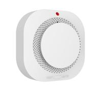 Hapippofa Smoke Alarm for Home, Fire Alarm Replaceable Battery Operated with LED Indicator & Silence Button, Smoke Detector 10-Year Sensor life, Conforms to EN 14604 Standard,1 PACK