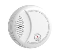Hapippofa Smoke Alarms for Home,10 Year Sensor Life Fire Alarms with Test/Silent Button, Replaceable 9V Battery Powered Smoke Detector,Conforms to EN 14604 Standard,Standalone,1 PCS