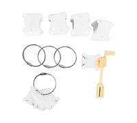 Hapivida 120 Pcs Embroidery Floss Bobbins, Plastic Cross Stitch Thread Organizer with Winder for Craft DIY Embroidery Sewing Thread Storage