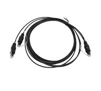 Hapivida 1x2 Digital Optical Splitter Cable, Toslink SPDIF Fiber Optic Sound Splitter for Home Theater HDTV Speaker Gaming Console DVR DAC Sound Processor