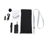 Hapivida 2.4G Wireless Microphone, Noise Reduction Mini Handheld Neckband Mic with Type C Rechargeable, 30m Range for Teaching Karaoke Outdoor Live Streaming (1 for 1)