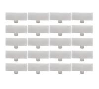 Hapivida 20Pcs Chicken Tee Tube Leak Proof Drill Free Waterer Fitting (Six-point tee pipe)