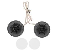 Hapivida 350W Mini Dome Tweeter Round Speaker, 2PCS Car Audio System Clear Smooth Highs Low Frequency Attenuation High Performance Universal Automobile Loudspeaker for Car Upgradin