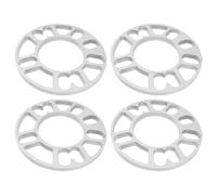 Hapivida 5mm/10mm Wheel Spacers, Thickness Universal Aluminum Shims Hubcentric Spacer for 4/5 Stud Wheel 3.1in ID 5.9in OD (4pcs 10mm)
