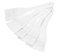 Hapivida 5pcs Facial Mask Brush Set, White Dense Nylon Hair Mud Mask Applicator DIY Beauty Tool Kit for Skin Care and Cosmetic Application