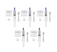 Hapivida 5Pcs Thermal Paste, 3.2W/m.k Silicone Grease Thermal Conductive Glue with Scraper Finger Sleeve Heatsink Paste for GPU CPU Chipset Printer (10ml, 0.53oz)