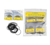 Hapivida 950 Pcs O Ring Watch Gasket, Watch Water Proof Ring Accessories Rubber Seal Watch Back Cover Seal Gaskets Repairing Tool (0.5mm)