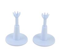 Hapivida Adjustable Height Golf Tees, Height Adjustable from 53mm to 73mm, 8 Prong Crown, Stable Wide Base, Practice Training Tee, Durable Rubber Material for Golf Practice, Drivin