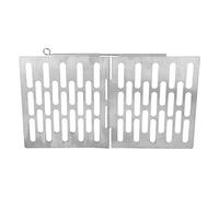 Hapivida Barbecue Board, Stainless Steel Foldable Plate for Outdoor Cooking Camping Picnic, Portable Grilling Accessory with Stable Support