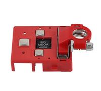 Hapivida Battery Distribution Terminal Fused Connector Post, 32V 400A ABS Metal Terminal with Triple Sockets for Caravan Dual Battery System Auto Electrical Accessories