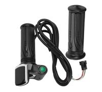 Hapivida Bike Throttle Grip, Ergonomic Twist Throttle Grips with LCD Display, 36V 48V Speed Governing, Waterproof Handlebar Accelerator for Electric Bikes and Scooters