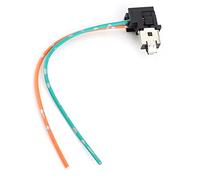 Hapivida Car Bulb Socket H1 H3 Dual Copper Wire Adapter Connector, Heat Resistant LED Lamp Holder for Fog Light and Headlight, 12V 10A, Easy Installation with Plastic and Copper Ma