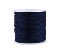 Hapivida Chinese Knot Cord, 100M x 0.8mm Nylon Macrame Rattail String Shamballa Thread, Flexible Round Knitting Rope for Bracelets Necklaces Jewelry Making Home Decoration Tassels