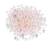 Hapivida Clear Acrylic Beads, Sparkling 4.5mm 1000Pcs Glass Crystal Beads for Wedding Decor, DIY Crafts, Vase Fillers and Table Centerpieces