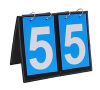 Hapivida Digit Flip Scoreboard, Portable Large Card Water Sports Score Keeper with 2 Digit Display for Basketball Football Volleyball Games Court