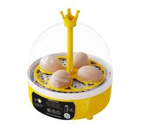 Hapivida Egg Incubator, 4 Egg Automatic Poultry Egg Candler Temperature & Humidity Control with Automatic Egg Turning Egg Hatching Machine Hatcher for Chicken Duck Quail Parrot Eggs