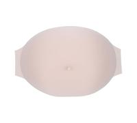 Hapivida Faux Belly Pad, Lightweight Breathable Artificial Belly Bump Sponge Costume Prop for Film TV Party Cosplay Adult (Large Size 3.8x7.8cm)