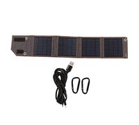 Hapivida Foldable Solar Panel Charger, 8W 5V USB Portable Outdoor Folding Polycrystalline Silicon Solar Charger for Camping Hiking Mountaineering Backpacking