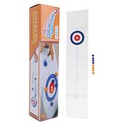 Hapivida Foldable Tabletop Curling Game, Portable Children Adult Party Toy, Desktop Board Game for Family Gathering Home Party Colleagues Dinner