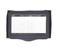 Hapivida Football Wristband Training Assistant, Soccer Coaching Aid with Transparent Cover Board for Play Calling, Durable Nylon Fabric for Adults and Youth Sports Activities