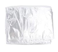 Hapivida Garment Covers, Transparent Hanging Dust Bags for Suits Shirts Dresses, 60x100cm PE Material 50Pcs, See-Through Storage Protectors for Wardrobe Travel & Dry Cleaning