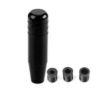 Hapivida Gear Shift Knob, Aluminum Alloy Manual Shifter Handle 13cm for Car Transmission Control (Black)