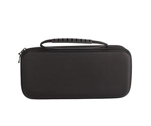 Hapivida GP-807 Storage Box, Large Capacity Protective Hard Case with Mezzanine, Oxford Cloth Organizer Carry Case for Steam Deck and Accessories, Portable Travel Bag