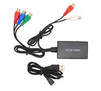 Hapivida HD Multimedia Interface to YPbPr Converter, 720P 1080P AV Adapter for IOS TV DVD Player Game Consoles, HD Multimedia Interface 1.3v Compatible with Scaling Functi