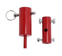 Hapivida Jack Drill Adapter Tool, 1 Inch Handle Stud Heavy Duty Steel Trailer Jack Attachment for Dump Flatbed Livestock Trailers