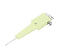 Hapivida Knitting Machine Transfer Tool, 7 Needles Stainless Steel and Plastic Sewing Machine Accessories, Universal Design for Most Braiding Machines, Professional Sewing Craft to