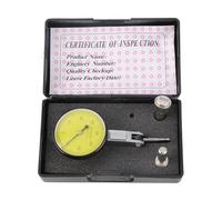 Hapivida Lever Dial Test Indicator, 0.01mm Accuracy Meter Gauge Tool with 360 Degree Rotating Bezel for Machining Layout Inspection Work