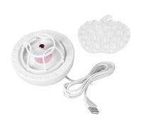 Hapivida Mini Ultrasonic Dishwasher USB Multifunctional Cleaner, High Pressure Oxidized Bubbles Dish Washing Machine with 15-Minute Timer, Portable Lightweight Design for Household (Red)