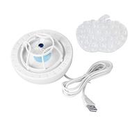 Hapivida Mini Ultrasonic Dishwasher USB Multifunctional Cleaner, High Pressure Oxidized Bubbles Dish Washing Machine with 15-Minute Timer, Portable Lightweight Design for Household (Blue)