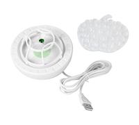 Hapivida Mini Ultrasonic Dishwasher USB Multifunctional Cleaner, High Pressure Oxidized Bubbles Dish Washing Machine with 15-Minute Timer, Portable Lightweight Design for Household (Green)