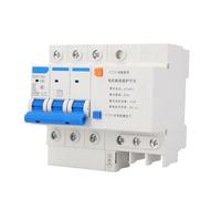 Hapivida Motor Phase Loss Protection Switch, 3 Pole Phase Loss Protector 32A 380V DZ47S 63 Type, Rail Mounted for Pump Air Blower Three Phase Electrical System Protection