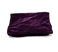 Hapivida Piano Stool Cover, Soft Breathable Pleuche Material, Dust and Scratch Protection, Decorative Lace Trim, 3 Color Options for Musical Furniture and Instrument Accessories (Purple)