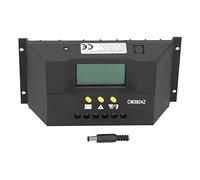 Hapivida PWM Solar Charge Controller, Intelligent LCD Display 12V/24V Automatic Temperature Compensation Power Generation Regulator for Photovoltaic System Panel (20A)