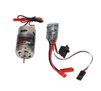 Hapivida RC Brushed Motor Speed Controller, High Torsion 30A ESC with JST Plug, Forward Reverse Brake Functions, Stainless Steel Construction for 1/16 1/18 Scale RC Cars and Boats