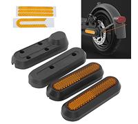 Hapivida Rear Wheels Cover and Sticker, Decorative Scooter Reflective Strip Replacement, for M365 Pro2 1S Lite E-Scooter Modification Spare Parts